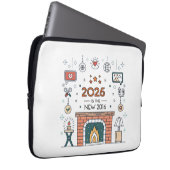 2026 Is The New 2016 Cozy Culture Vector Laptopschutzhülle (Vorne Rechts)