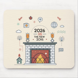 2026 Is The New 2016 Digital Culture Vector Mousepad