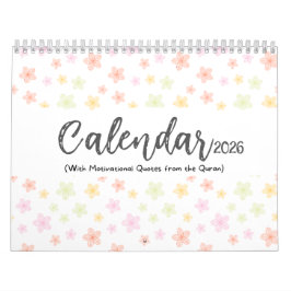 2026 Islamic Calendar with Quran Quotes Kalender