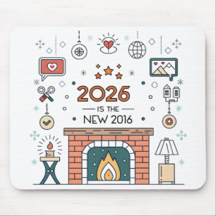2026 Ist Das Neue 2016 Cozy Culture Vektor Mousepad