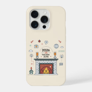 2026 Ist Die Neue 2016 Digitale Kultur Vektor iPhone 15 Pro Hülle