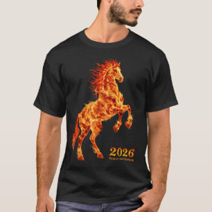 2026 Jahr des Feuerpferdes T-Shirt