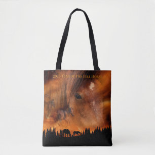2026 Jahr des Feuerpferds - Firestorm Tasche