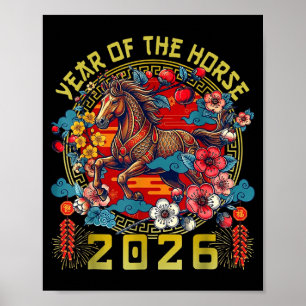 2026 Jahr des Pferdes Poster