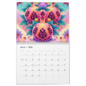 2026 Jahr mit Früchten Kalender (Mär 2026)