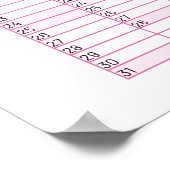 2026 Jahr-zu-Blick Wandkalender Poster (Ecke)