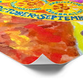 2026 Jahreszeiten-Kalenderposter Poster (Ecke)