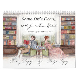 2026 Jane Austen Watercolor Calendar Kalender