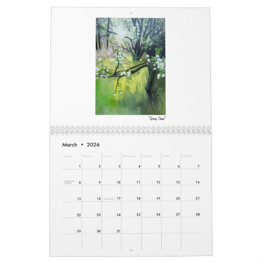 2026 John Suess Fine Art Wall Calendar Kalender (Mär 2026)