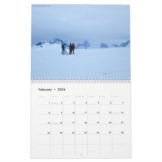 2026 Juneau Icefield Research Program Calendar Kalender (Feb 2026)