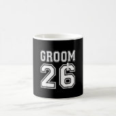 2026 Junggesellen Abschiedsparty Passende Hochzeit Kaffeetasse (Mittel)