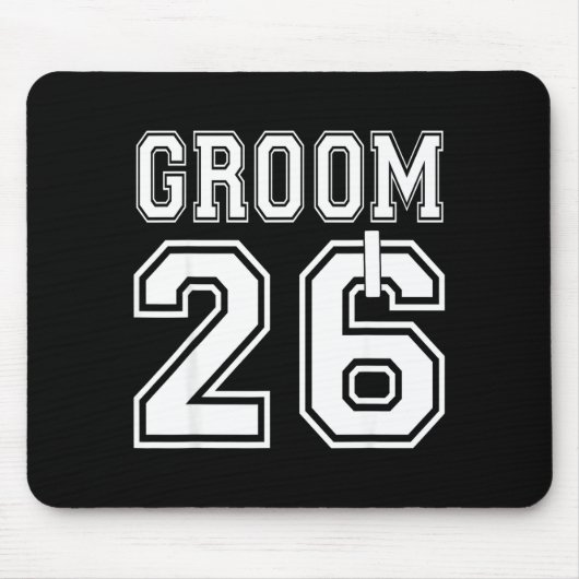 2026 Junggesellen Abschiedsparty Passende Hochzeit Mousepad (Vorne)