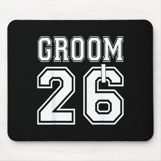 2026 Junggesellen Abschiedsparty Passende Hochzeit Mousepad (Vorne)