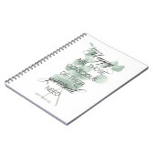 2026 JW Jahr Text Matthew 5:3 mit Eukalyptus Notizblock (Linke Seite)