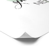 2026 JW Jahr Text Matthew 5:3 mit Eukalyptus Poster (Ecke)