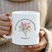 2026 JW Year Text Matthew 5v3 Spring Flowers Kaffeetasse