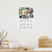 2026 Kalender 12 Foto-Collage Poster (Küche)