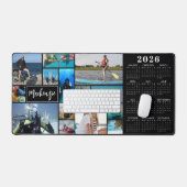 2026 Kalender 14 Fotos Name Farbe Schreibtischunterlage (Tastatur & Maus)
