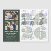 2026 Kalender 2 Foto Modernes Magazin Green Magnet (Vorderseite)
