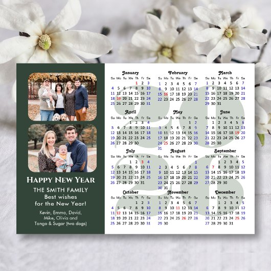 2026 Kalender 2 Foto Modernes Magazin Green Magnet