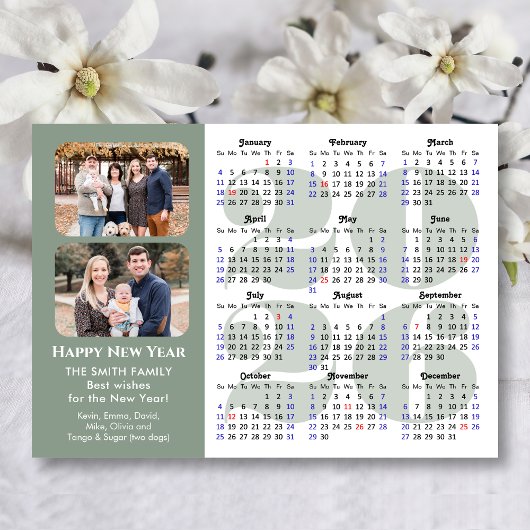 2026 Kalender 2 Foto Modernes Magazin Green Magnet