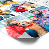 2026 Kalender 4 Foto Einfacher Poster (Ecke)