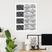 2026 Kalender 4 Fotos Poster 24x32in hinzufügen (Heimbüro)
