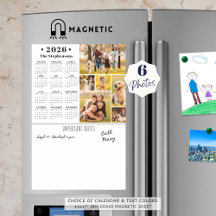 2026 Kalender 6 FotoCollage Personalisiert