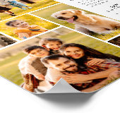 2026 Kalender 6 FotoCollage Personalisiertes Poste Poster (Ecke)