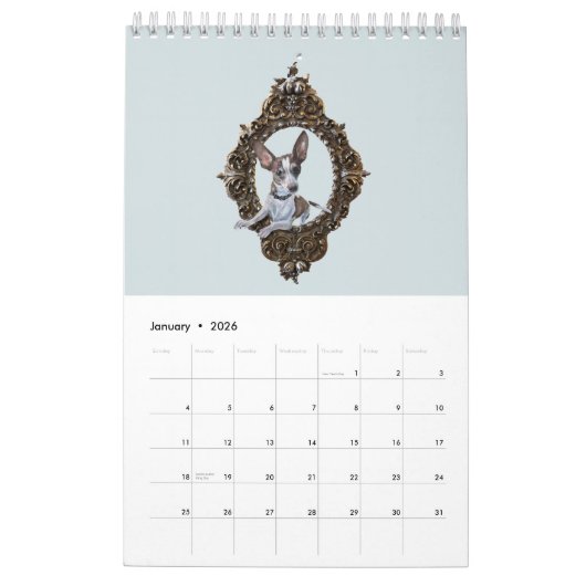 2026 Kalender Aquarellbilder von Amy DeVa (Jan 2026)