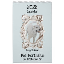 2026 Kalender Aquarellbilder von Amy DeVa