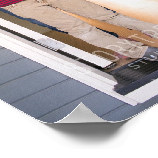 2026 Kalender Benutzerdefiniertes Foto Monogramm N Poster (Ecke)