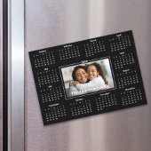 2026 Kalender Benutzerdefiniertes Foto Schwarzes M Magnetkarte
