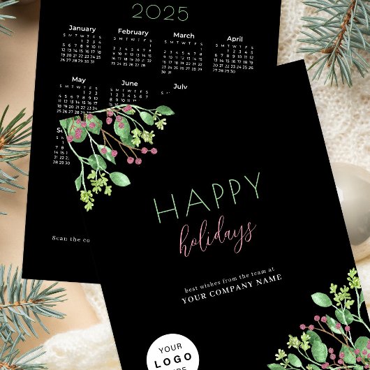 2026 Kalender Business QR Promotion Ferienkarte