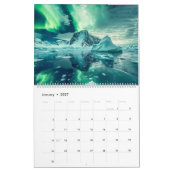 2026 Kalender der Aurora-Borealis-Kunstwerke (Jan 2027)