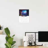 2026 Kalender der Himmelslandschaft Poster (Heimbüro)