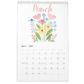2026 Kalender der Illustrationen des Whimsical Flo (Mär 2027)