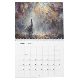 2026 Kalender der künstlerischen Eindrücke (Austra