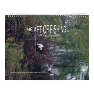 2026 Kalender: Die Kunst des Fischens von A.Grate Kalender