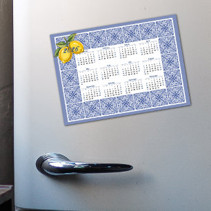 2026 Kalender Dolce Vita Italienische Tiles und Zi Magneteinladung