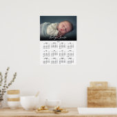 2026 Kalender Elegant Skript Name Foto Poster (Küche)