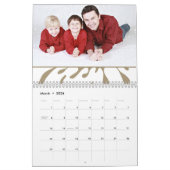 2026 Kalender Farbe Splash Custom Foto Collage (Mär 2026)