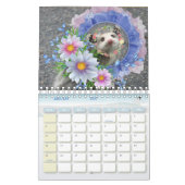 2026 Kalender Farbenfrohe Streifen Opossum (Jan 2027)