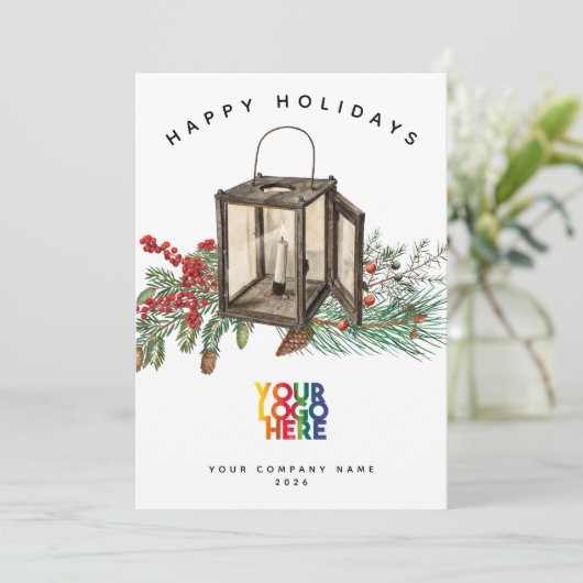 2026 Kalender Firmenlogo Weihnachten (Stehend Vorderseite)