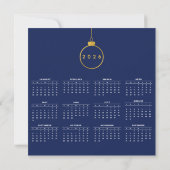 2026 Kalender Firmenlogo Weihnachten (Rückseite)