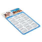 2026 Kalender Foto Magnet für Kühlschrank Blue (Rechte Seite)