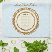 2026 Kalender Handtuch Gott segne Amerika 250 Jahr (Gefaltet)