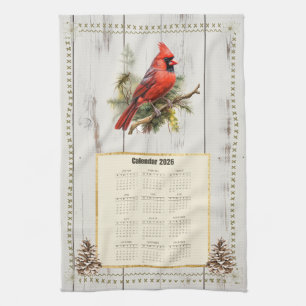 2026 Kalender Handtuch Kardinal