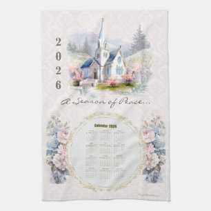2026 Kalender Handtuch Kirche Eine friedliche Zeit