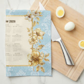 2026 Kalender Handtuch Pretty Guardian Angel (Viertel Falte)